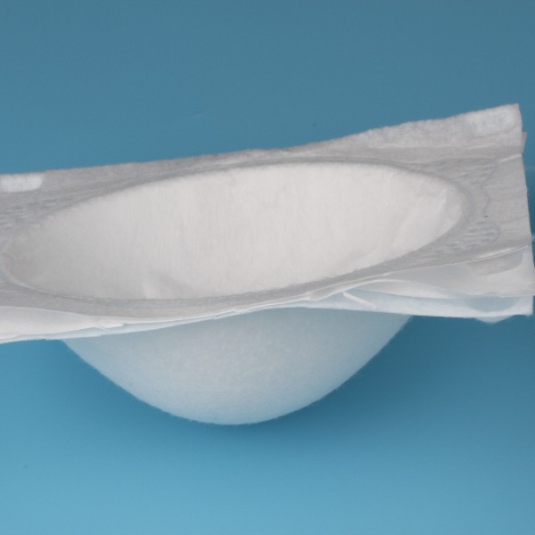 智成纖維杯型口罩定型棉 - 130℃熱壓無毛刺·高硬度支撐