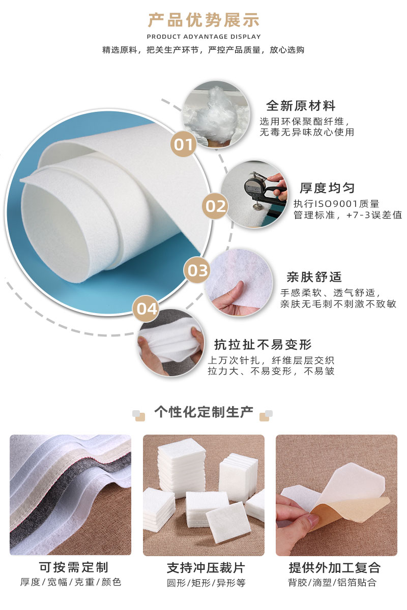 針刺棉-產(chǎn)品優(yōu)勢(shì)