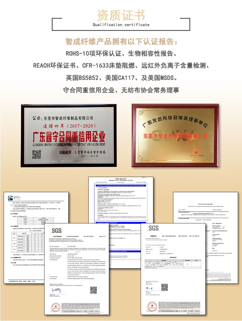 醫(yī)用吸水棉墊資質證書